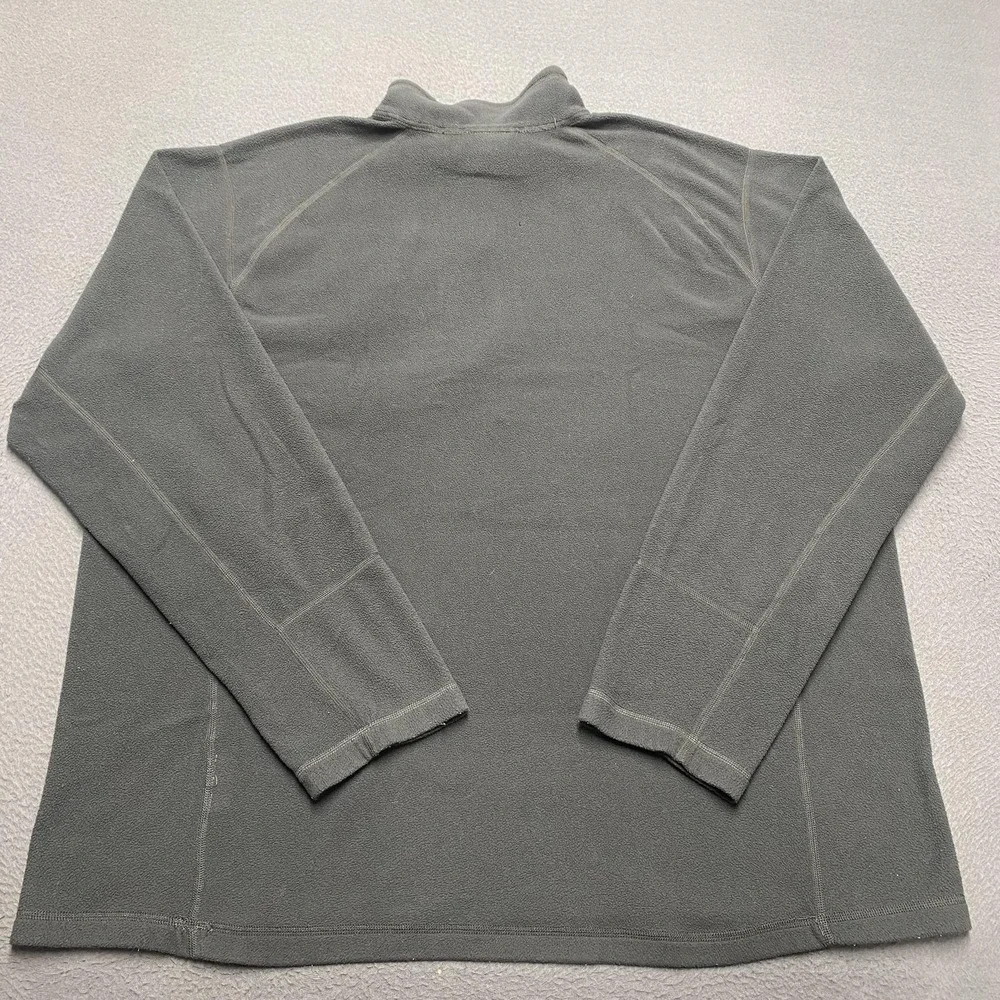 North Face Pullover Mens 2XL Gray Fleece Half Zip‎ Pocket Outdoors Jacket